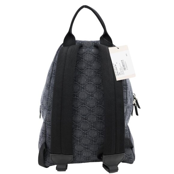 Gucci  Children\'s GG Denim Backpack Dark Grey 782708 main image 13